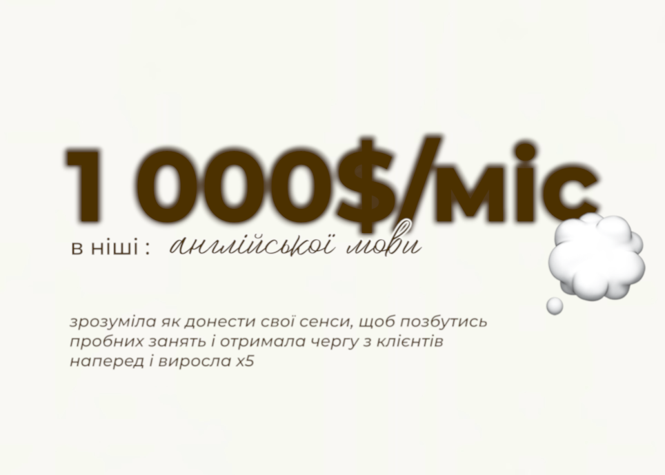 Софія: від 8 000 грн і виснажливих безкоштовних зустрічей до 40 000 грн на місяць, передзапису та продажів без зідзвонів